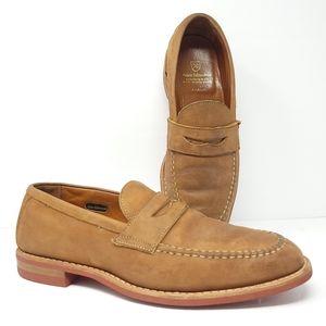Allen Edmonds 10 D Addison Nubuck Penny Loafers